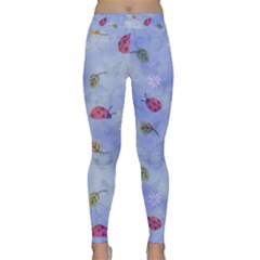 Ladybug Blue Nature Classic Yoga Leggings by Nexatart