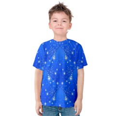 Background For Scrapbooking Or Other With Snowflakes Patterns Kids  Cotton Tee
