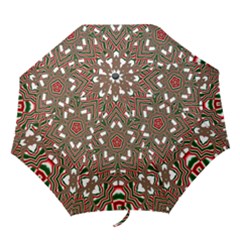 Christmas Kaleidoscope Folding Umbrellas by Nexatart