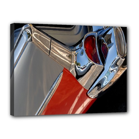 Classic Car Design Vintage Restored Canvas 16  X 12  by Nexatart