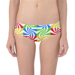 Colorful Abstract Creative Classic Bikini Bottoms