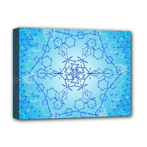 Design Winter Snowflake Decoration Deluxe Canvas 16  X 12  