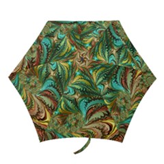 Fractal Artwork Pattern Digital Mini Folding Umbrellas