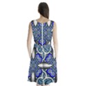 Fractal Cathedral Pattern Mosaic Sleeveless Chiffon Waist Tie Dress View2