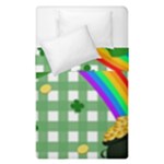 St. Patrick s day rainbow Duvet Cover Double Side (Single Size)