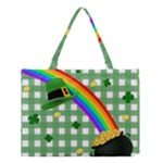 St. Patrick s day rainbow Medium Tote Bag