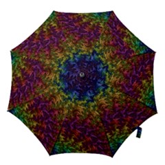 Fractal Art Design Colorful Hook Handle Umbrellas (small) by Nexatart