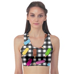 Ice Cream Kingdom  Sports Bra by Valentinaart