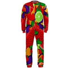 Summer Fruits Onepiece Jumpsuit (men)  by Valentinaart