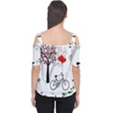 Love design Women s Cutout Shoulder Tee View2