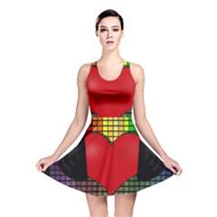 Love Music Reversible Skater Dress by Valentinaart