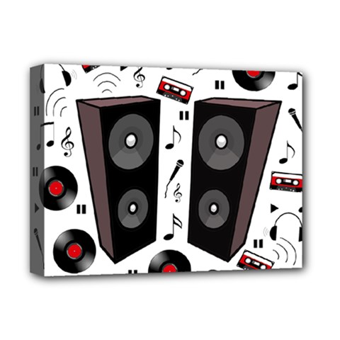 Loud Music Deluxe Canvas 16  X 12   by Valentinaart