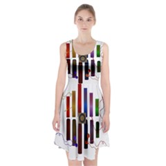 Energy Of The Sound Racerback Midi Dress by Valentinaart