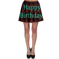 Happy Birthday! Skater Skirt by Nexatart