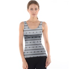 Pattern Grid Squares Texture Tank Top by Nexatart