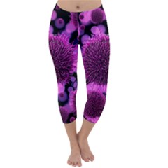 Hintergrund Tapete Keime Viren Capri Winter Leggings  by Nexatart