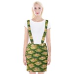 Pineapple Pattern Suspender Skirt