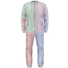 Seamless Kaleidoscope Patterns In Different Colors Based On Real Knitting Pattern Onepiece Jumpsuit (men)  by Nexatart