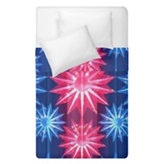 Stars Patterns Christmas Background Seamless Duvet Cover Double Side (single Size)