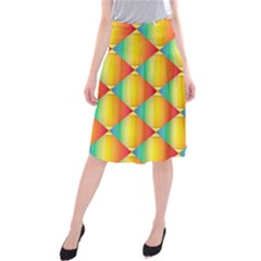 The Colors Of Summer Midi Beach Skirt