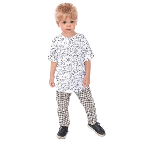 Pattern Silly Coloring Page Cool Kids  Raglan Tee by Amaryn4rt