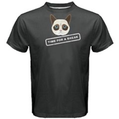 Grey Time For A Break  Men s Cotton Tee