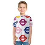 Underground Signs Tube Signs Kids  Sport Mesh Tee