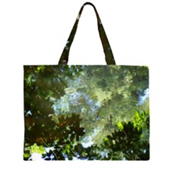 Ripples In Water  Zipper Large Tote Bag by SusanFranzblau