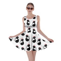 Cat Seamless Animal Pattern Skater Dress by Amaryn4rt