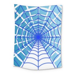 Cobweb Network Points Lines Medium Tapestry by Amaryn4rt