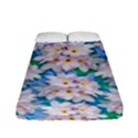 Plumeria Bouquet Exotic Summer Pattern  Fitted Sheet (Full/ Double Size) View1