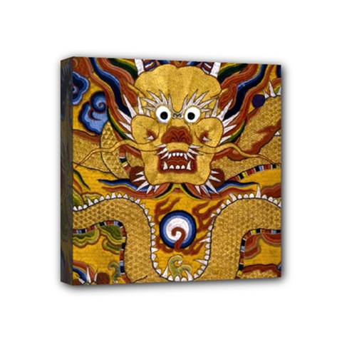 Chinese Dragon Pattern Mini Canvas 4  X 4  by Amaryn4rt