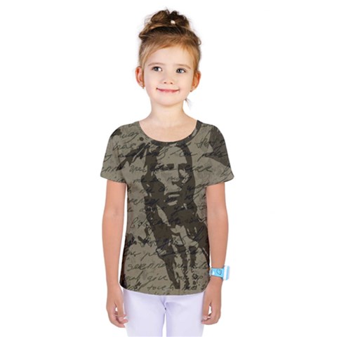 Indian Chief Kids  One Piece Tee by Valentinaart