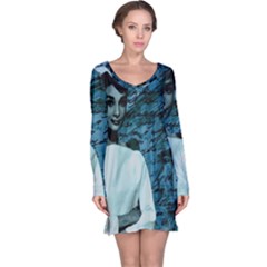 Audrey Hepburn Long Sleeve Nightdress by Valentinaart