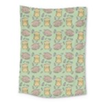 Cute Hamster Pattern Medium Tapestry