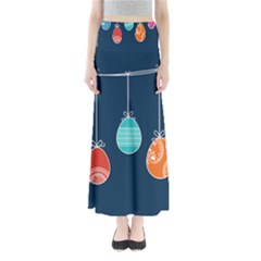 Easter Egg Balloon Pink Blue Red Orange Maxi Skirts by Alisyart