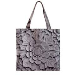 Pattern Motif Decor Zipper Grocery Tote Bag by Simbadda