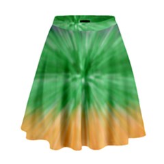 Mardi Gras Tie Die High Waist Skirt by PhotoNOLA