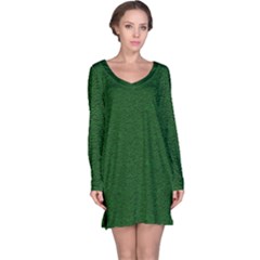 Texture Green Rush Easter Long Sleeve Nightdress