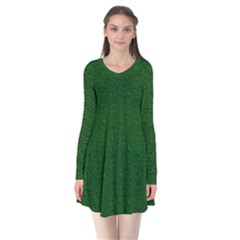 Texture Green Rush Easter Flare Dress