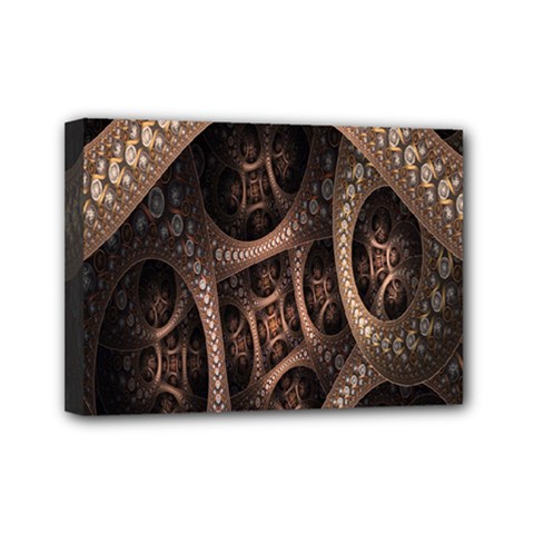 Patterns Dive Background Mini Canvas 7  X 5  by Simbadda