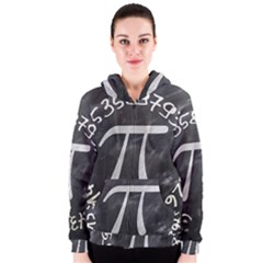 Pi Women s Zipper Hoodie by Valentinaart