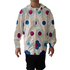 Floral Pattern Hooded Wind Breaker (kids) by Valentinaart