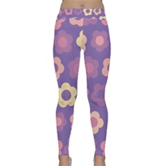 Floral Pattern Classic Yoga Leggings by Valentinaart