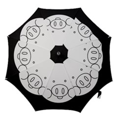 Pig Logo Hook Handle Umbrellas (medium) by Simbadda