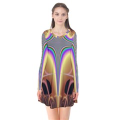 Symmetric Fractal Flare Dress by Simbadda