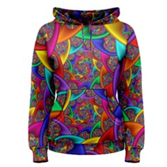 Color Spiral Women s Pullover Hoodie by Simbadda