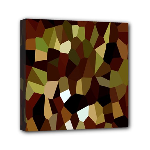 Crystallize Background Mini Canvas 6  X 6  by Simbadda