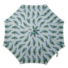 Background Of Beautiful Peacock Feathers Wallpaper For Scrapbooking Hook Handle Umbrellas (medium) by Simbadda