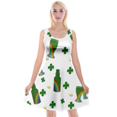 St  Patricks Day  Reversible Velvet Sleeveless Dress by Valentinaart